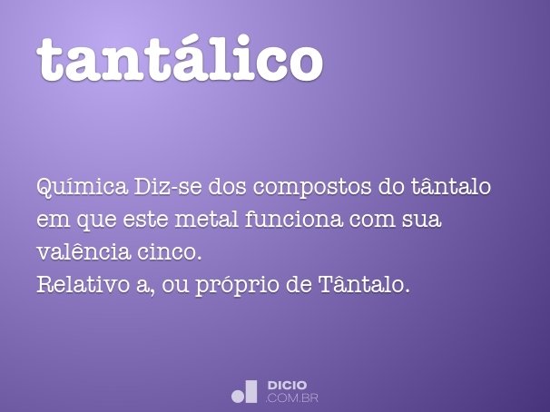 tantálico