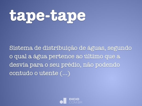 tape-tape