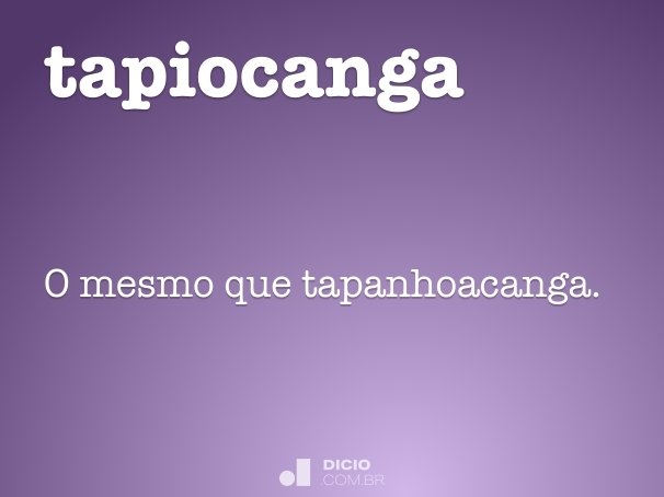 tapiocanga