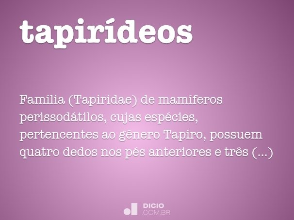 tapirídeos