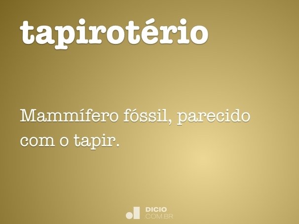 tapirotério