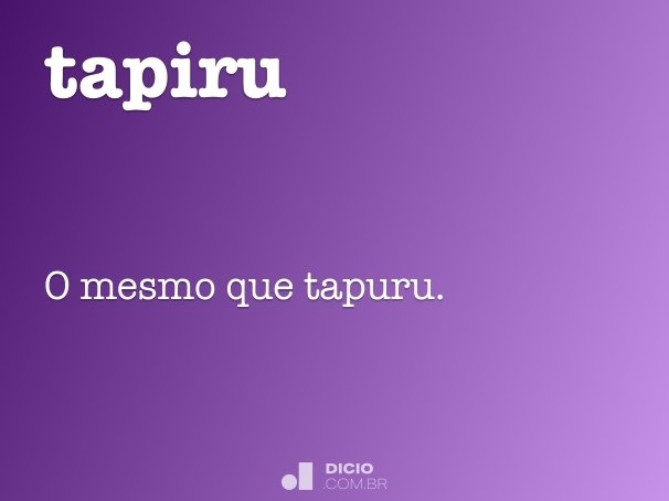 tapiru