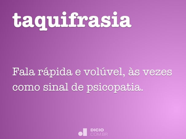 taquifrasia