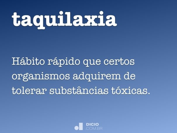 taquilaxia