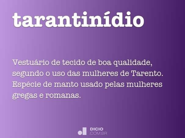 tarantinídio
