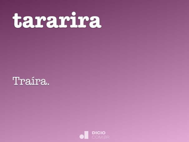 tararira