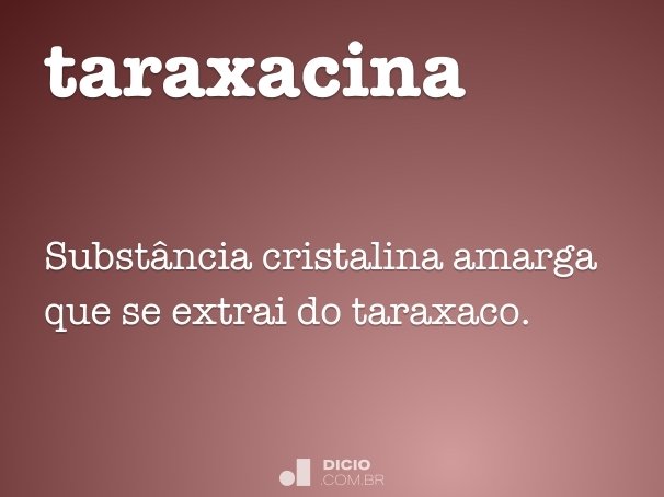 taraxacina