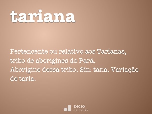 tariana
