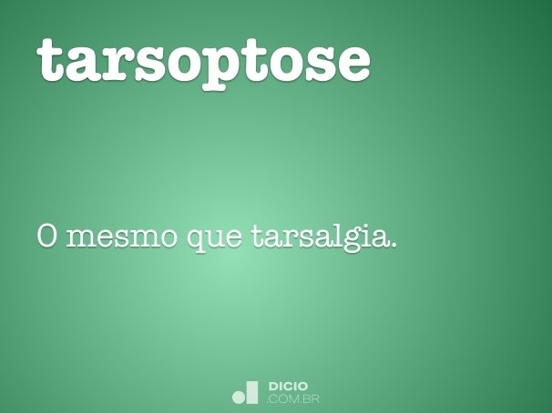 tarsoptose