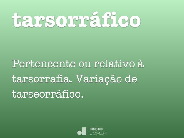 tarsorráfico