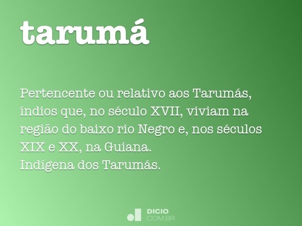 tarumá