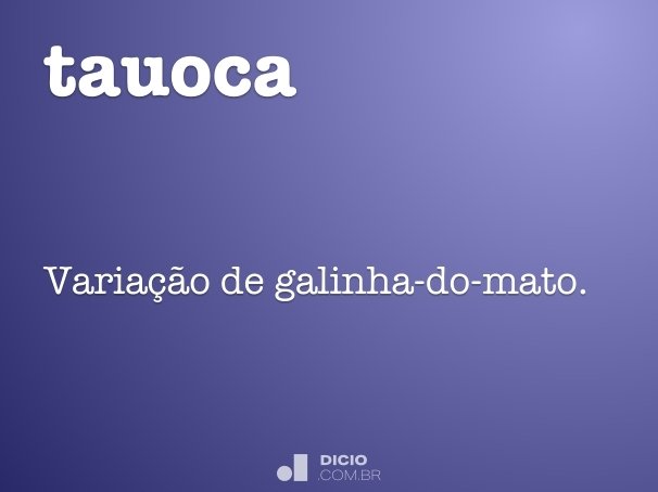 tauoca