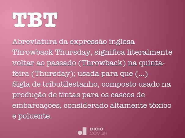 TBT significado: conheça a história completa! - ImpulsioneGram - Blog