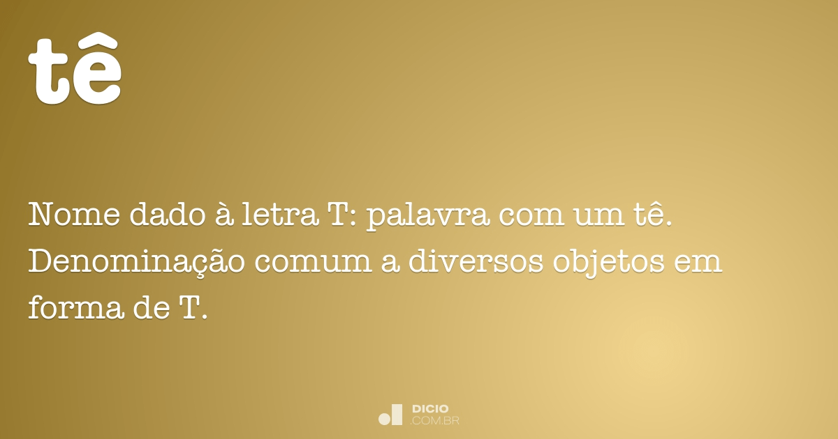 Te Dicio Dicionario Online De Portugues