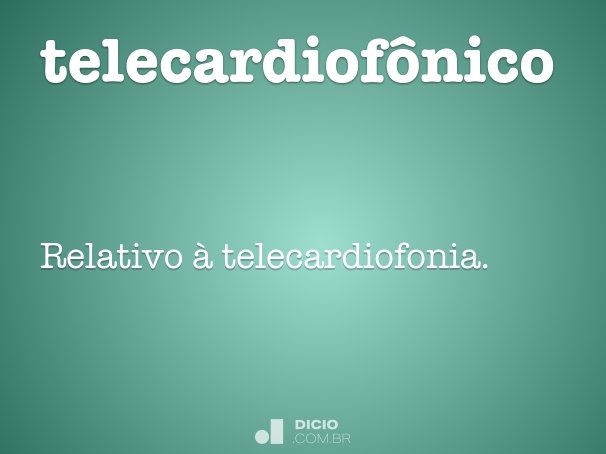 telecardiofônico