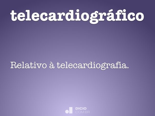 telecardiográfico