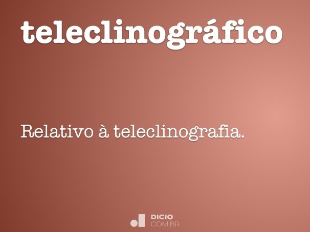 teleclinográfico