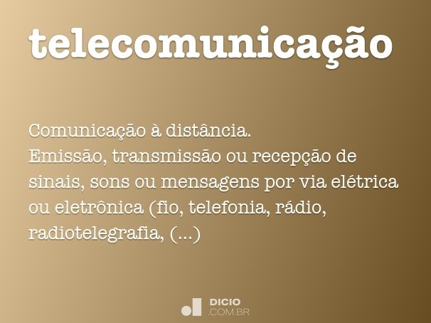 telecomunicação