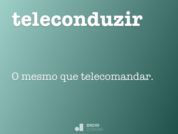 teleconduzir