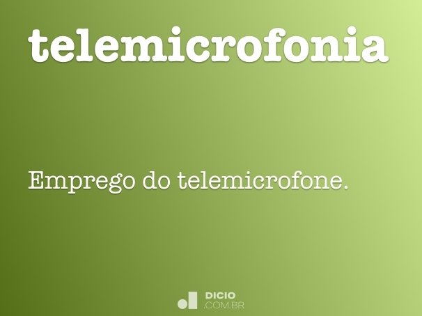 telemicrofonia
