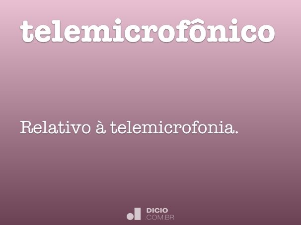 telemicrofônico