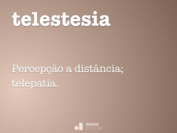 telestesia
