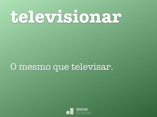 televisionar