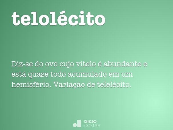 telolécito