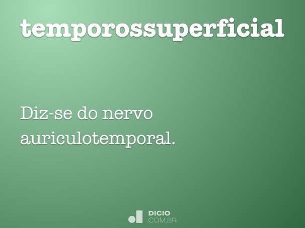 temporossuperficial