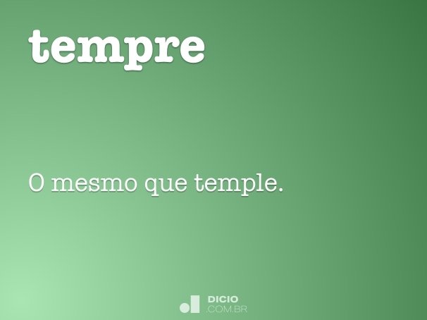 tempre