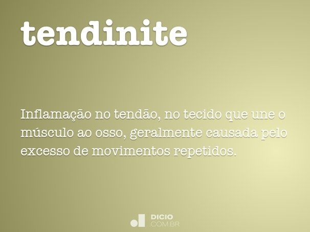 tendinite