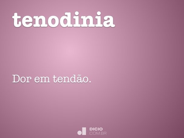tenodinia
