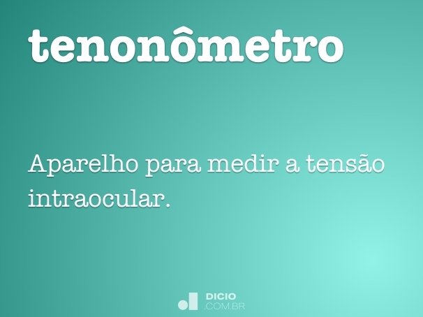 tenonômetro
