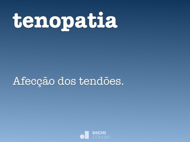 tenopatia