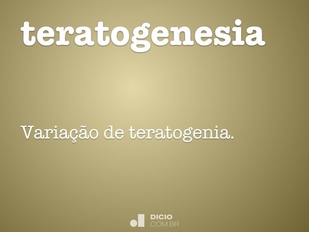 teratogenesia