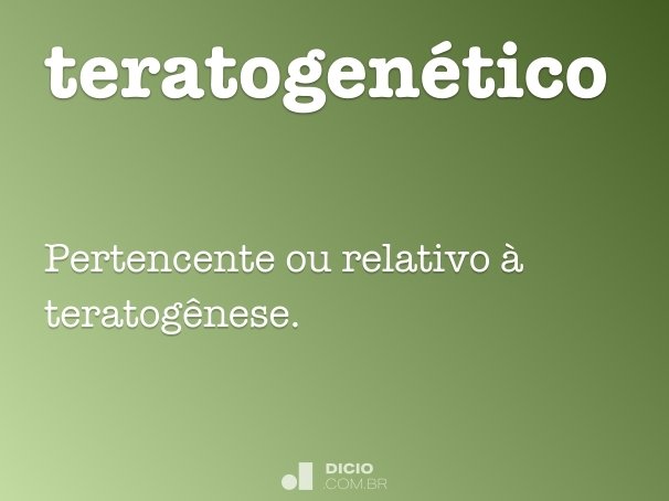 teratogenético