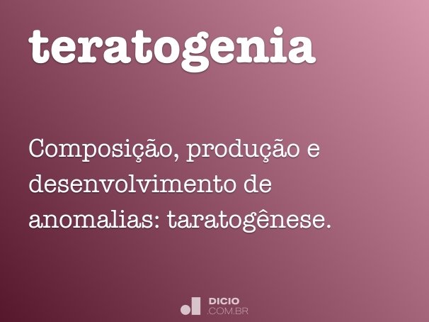 teratogenia