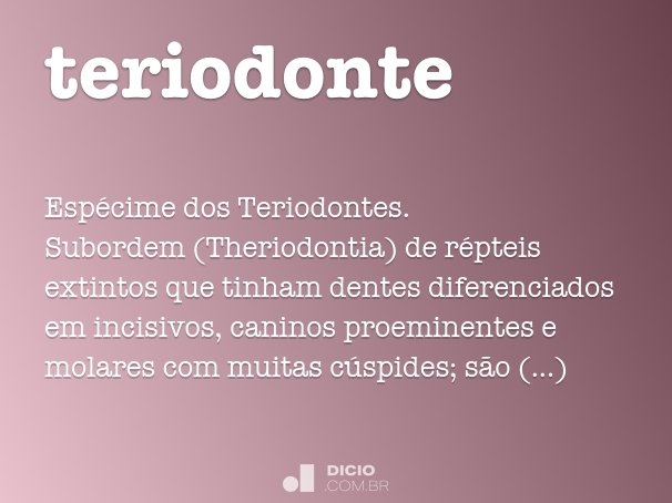 teriodonte