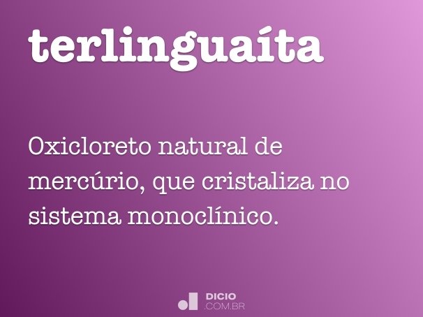 terlinguaíta