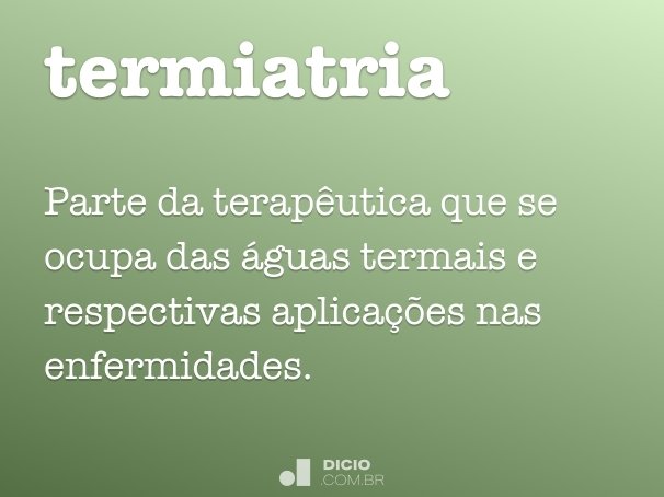 termiatria