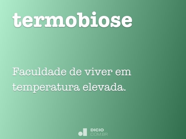 termobiose
