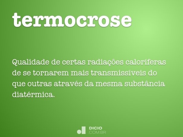 termocrose
