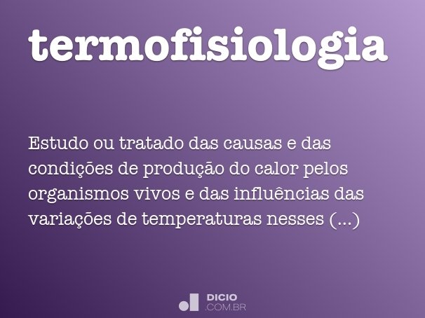 termofisiologia
