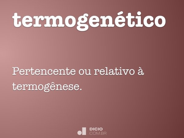 termogenético