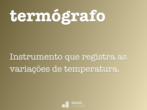 termógrafo