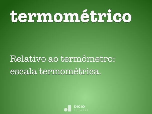 termométrico