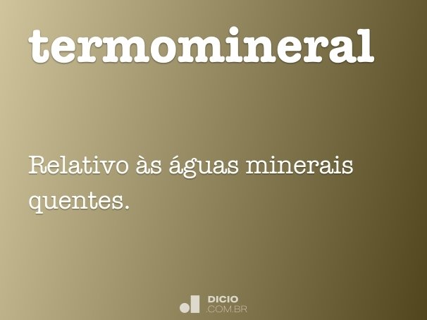 termomineral