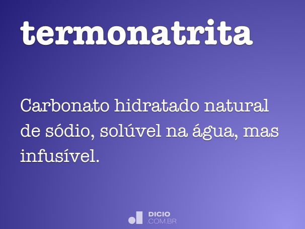 termonatrita