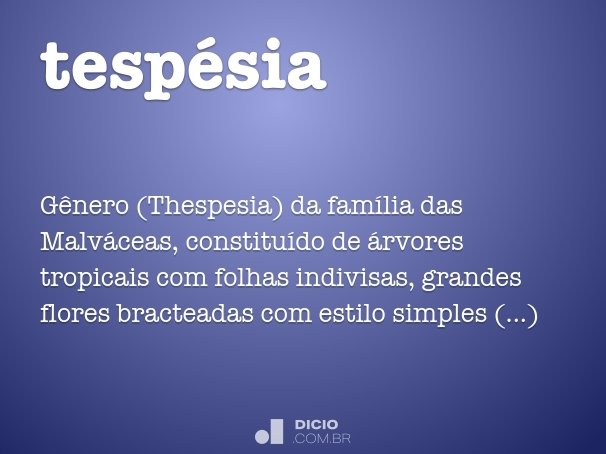 tespésia