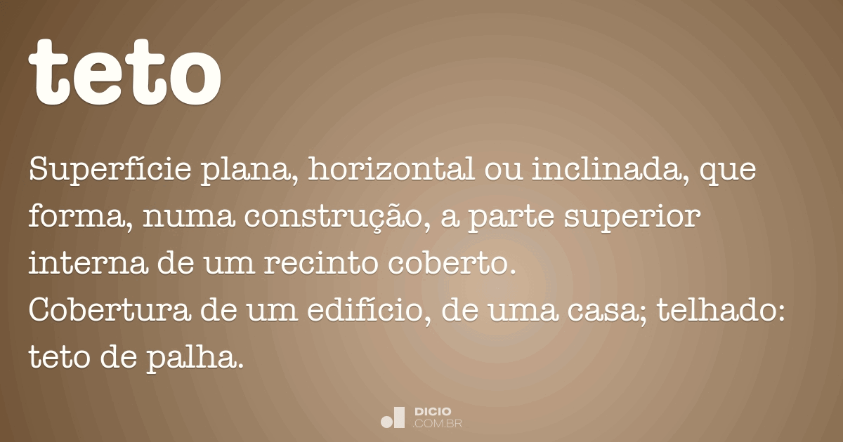 Teto Dicio, Dicionário Online de Português